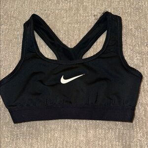 Nike Girls Black Sports Bra